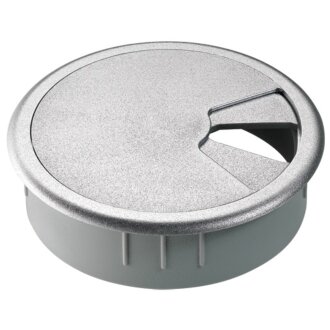 Hettich Kabeldurchlass, Ø 80mm, chrom matt