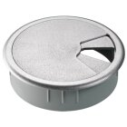 Hettich Kabeldurchlass, Ø 80mm, chrom matt