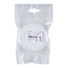 Hettich Kabeldurchlass 80mm x 26mm, Kunststoff, weiß, B-Ware leicht vergilbt