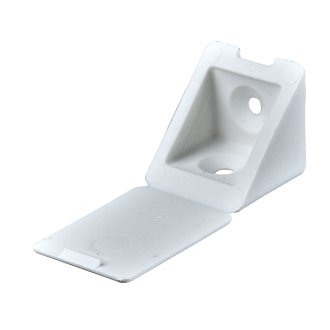 Eckverbinder 22 x 22 x 24mm Kunststoff weiß  50 Stück