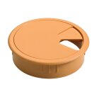 HETTICH Kabeldurchlass Ø 80/88 mm, Buche-Optik