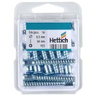HETTICH Verbindungsschraube 6,3 x 50mm verzinkt, 16 Stück