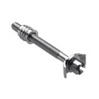 HETTICH Verbindungsschraube mit Muffe, M8 x 80 mm, verzinkt, 2 Stück