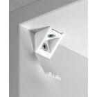 HETTICH Universal Eckverbinder, 31 x 31 x 24mm, weiß, 4 Stück