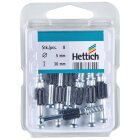 Hettich Einschraubdübel für Rastex 15, Spannmaß 30 mm, Bohr-Ø 5 mm, 8 Stück