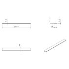 HETTICH Magnetband, 2500 x 19 mm, selbstklebend