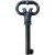 Hettich Buntbart-Schlüssel, 75 x 4 mm, Stahl antik