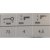 Buntbart-Schlüssel, 75 x 4 mm, Stahl, vermessingt