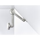 HETTICH Klappenstütze "Flexi" mit stufenloser Anpassung der Einrastposition, Öffnungswinkel 80° - 100°