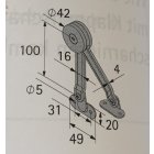 Klappenstütze "Flexi" mit stufenloser...