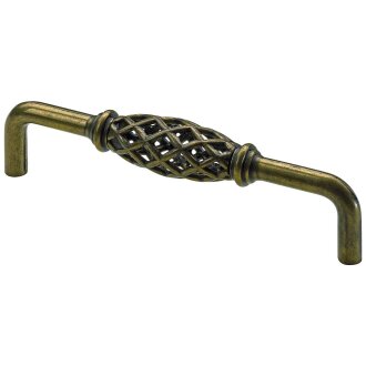 HETTICH, Griff, Zinkdruckguss, vermessingt brüniert, BA128