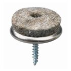 HETTICH Parkettgleiter zum Anschrauben, 28mm, Metall