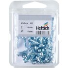 HETTICH Spezialbeschlagschraube Panhead, 4 x 16 mm, verzinkt, 40 Stück