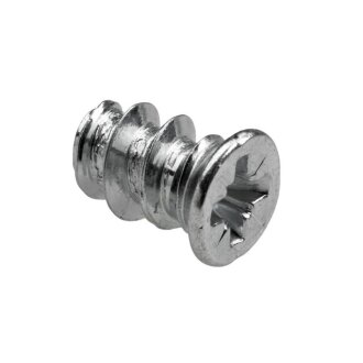 HETTICH Direktbefestigungsschraube, Ø 6,3 x 10,5 mm, Stahl verzinkt, 20 Stück
