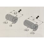 Direktbefestigungsschraube, Ø 6,3 x 10,5 mm, Stahl, verzinkt  20 Stück