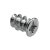HETTICH Direktbefestigungsschraube, Ø 6,3 x 10,5 mm, Stahl verzinkt, 20 Stück