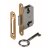 HETTICH Einsteckschloss 30mm vermessingt