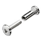 HETTICH Verbindungsschraube M6, 36-50mm, vernickelt, 4 Stück
