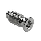 HETTICH Euro-Schraube, 6,3 x 15mm, Senkkopf vernickelt,...