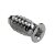HETTICH Euro-Schraube, 6,3 x 15mm, Senkkopf vernickelt, 20 Stück