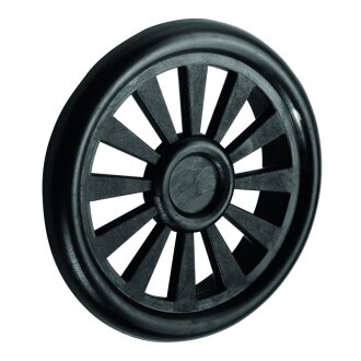 Hettich Lüftungsgitter, Ø 40mm, Kunststoff, schwarz, 4 Stück