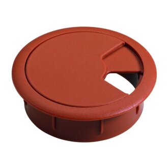 Kabeldurchlass Ø 60mm x 21 mm Rotbraun SONDERPREIS