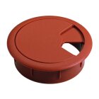 Kabeldurchlass Ø60mm x 21 mm Rotbraun SONDERPREIS