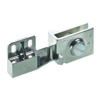 Hettich Glastürscharnier mit Klemmschraube unten rechts