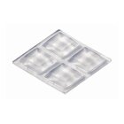 Anschlagdämpfer 13 x 13 x 3 mm, transparent, 12...
