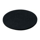 HETTICH Rutschstop, 40 mm, Gummi, selbstklebend, schwarz,...