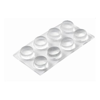 HETTICH Anschlagdämpfer 11x 5 mm, rund, transparent, 16 Stück