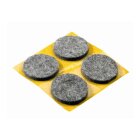 HETTICH Parkettgleiter rund, Naturfilz, Ø 28 mm,...