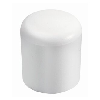 Hettich Fußkappe, Ø 16mm, rund, Kunststoff, weiß, 4 Stück