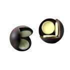 Hettich Eckenpuffer, 25 mm, rund, braun, selbstklebend, 4 Stück