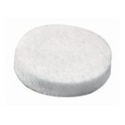 Filzgleiter 22 mm rund, weiß, selbstklebend