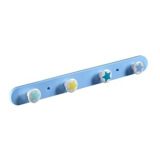 4er Garderobe hellblau, Sterne
