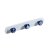 HETTICH 3er Garderobe weiß, blau maritim