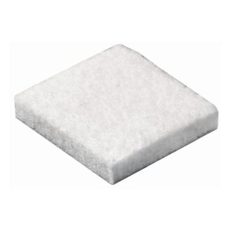 HETTICH Filzgleiter, 25 x 25 mm, weiß, selbstklebend, 20 Stück