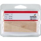 Holzkeile, 24 x 29 x 90 mm, Holz, Buche natur, 4 Stück