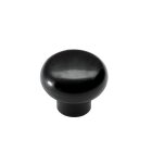 HETTICH Möbelknopf, Ø 30mm, Kunststoff, schwarz