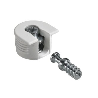 HETTICH Exzenter Verbindungsbeschlag VB 35/16 mit Einschraubdübel, Spannmaß 6,7 mm  8 Stück