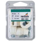 HETTICH Exzenter Verbindungsbeschlag mit Einschraubdübel, VB 35/16, Spannmaß 6,7 mm, 8 Stück