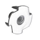 Stahl-Einschlagmutter mit Gewinde, M5, Ø8 / 18 mm,...