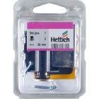 HETTICH Druckmagnetschnäpper für Glastür, schwarz