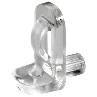 HETTICH Glasbodenträger mit Einrastsicherung, 5mm, 8 Stück