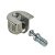 HETTICH Verbindungsbeschlag, Ø 20 mm, 20 x 12,5 mm, vernickelt, 8 Stück
