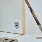 HETTICH Verbindungsbeschlag Rastex, 25/24,5mm, 8 Stück