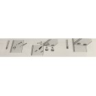 HETTICH Verbindungsbeschlag Rastex, 25/24,5mm, 8 Stück