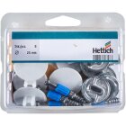 HETTICH Verbindungsbeschlag Rastex, 25/24,5mm, 8 Stück