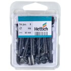 HETTICH Verbindungsschraube M6 x 50mm mit Kloben, 8 Stück
